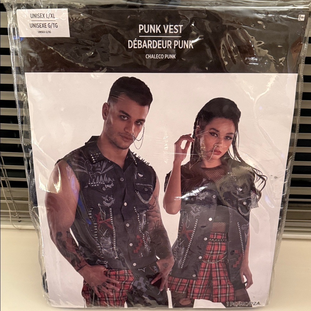 Punk Vest with Studded Details